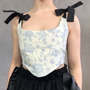 Nuit Toile de Jouy Reversible BustierS/M